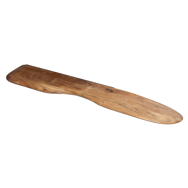 Caro Solid Wood Floating Shelf, 4cm H x 120cm W x 20cm D