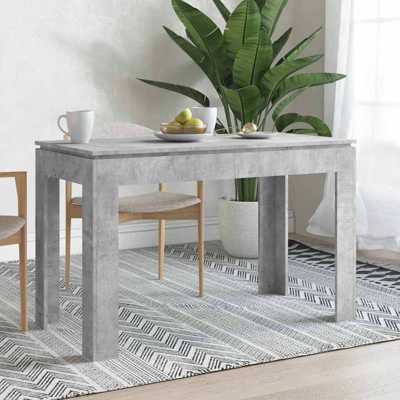 Aatos Dining Table, 76cm H x 120cm W x 60cm D, Concrete Grey, Concrete Grey