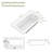 57" Rectangular Drop-In Alcove Bathtub Deep Soaking Acrylic Tub with Hand-Twist Drain and Heat Retention-129052121