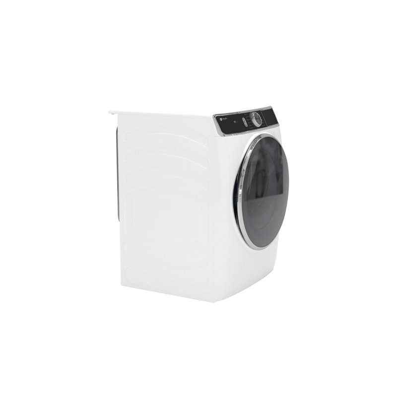 GE Profile 7.8 Cu Ft Capacity Smart Front Load Gas Dryer With Steam And Sanitize Cycle, White, Natural Gas