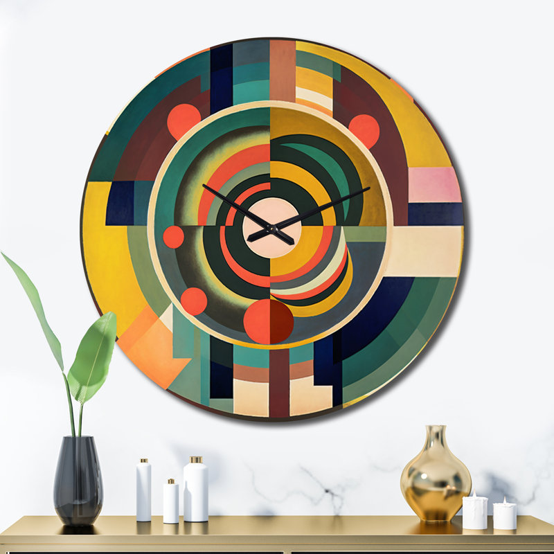 Horloge murale Mid-Century, Très grand