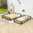 Metal Bunk Bed With Ladder And Guardrails-158494430-158494431