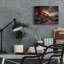 «Sunset Through Turret Arch» par Rick Berk, art mural en verre acrylique, 24 po x 16 po-355742072