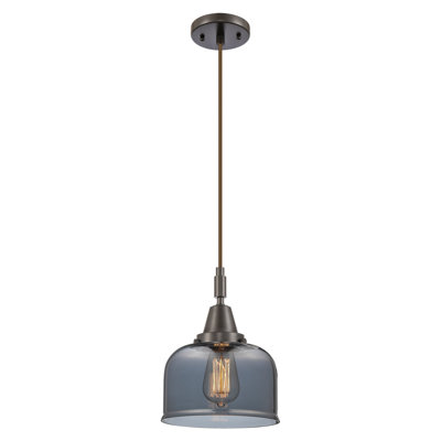 Downtown Urban - Caden Almitra - 1 Light Cord Hung Mini Pendant - Shade