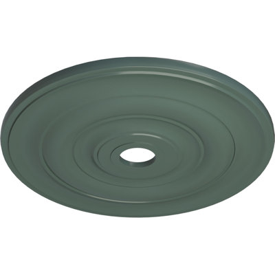 Médaillon de plafond de 26 1/2 po x P 3 5/8 po x P 1 1/2 po Jefferson (convient aux auvents de 5 po ou moins)
