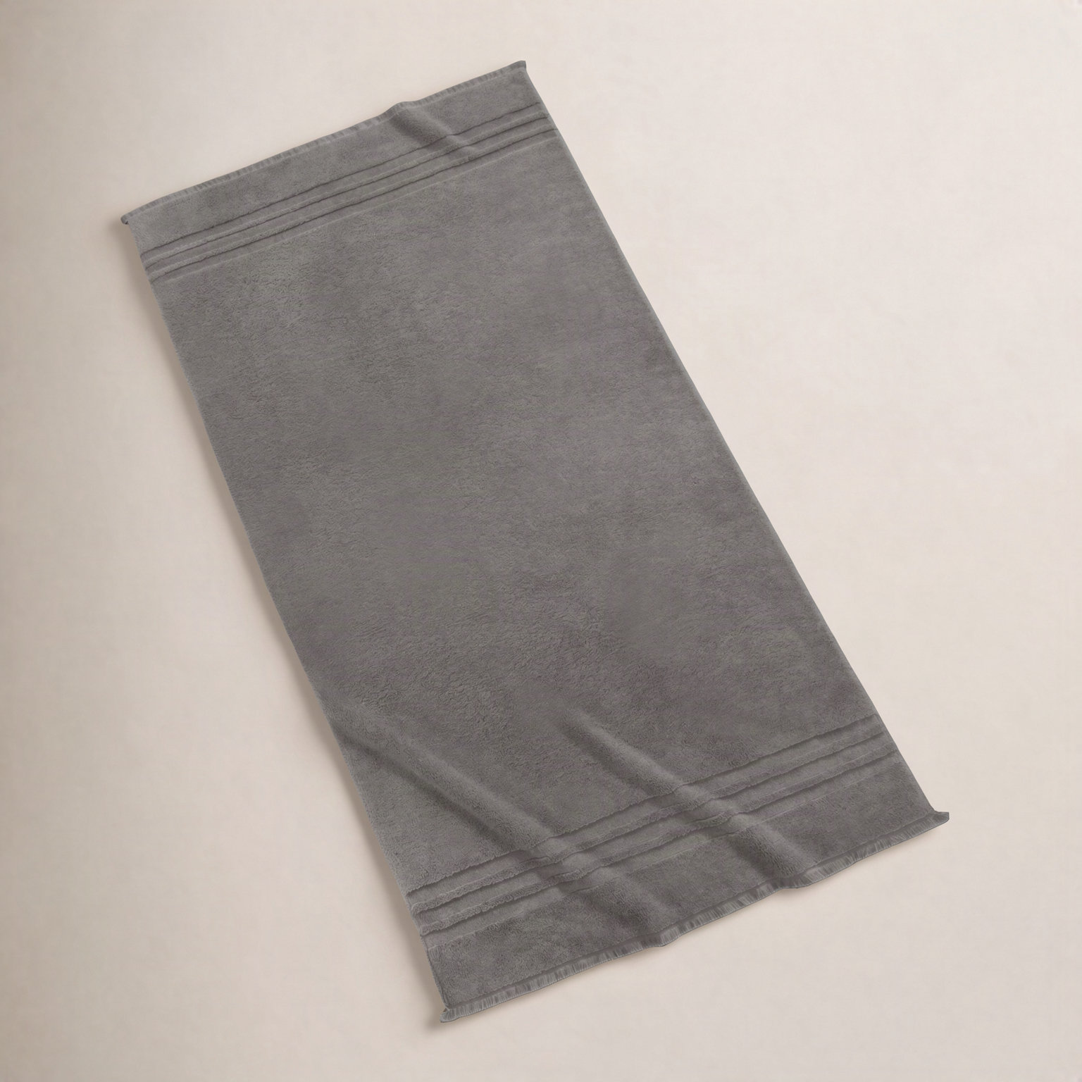 Turkish Cotton Hand Towel, Gray
