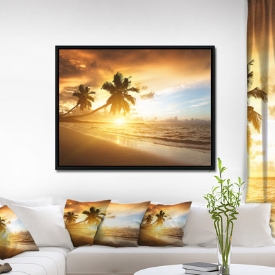 Photographie « antilles mer coucher de soleil » Seascape