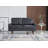 Faux Leather Square Arm Loveseat-81892247-118588786