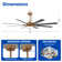 Boleslaus 65'' 8-Blade Reversible Ceiling Fan with Remote Control and LED Light