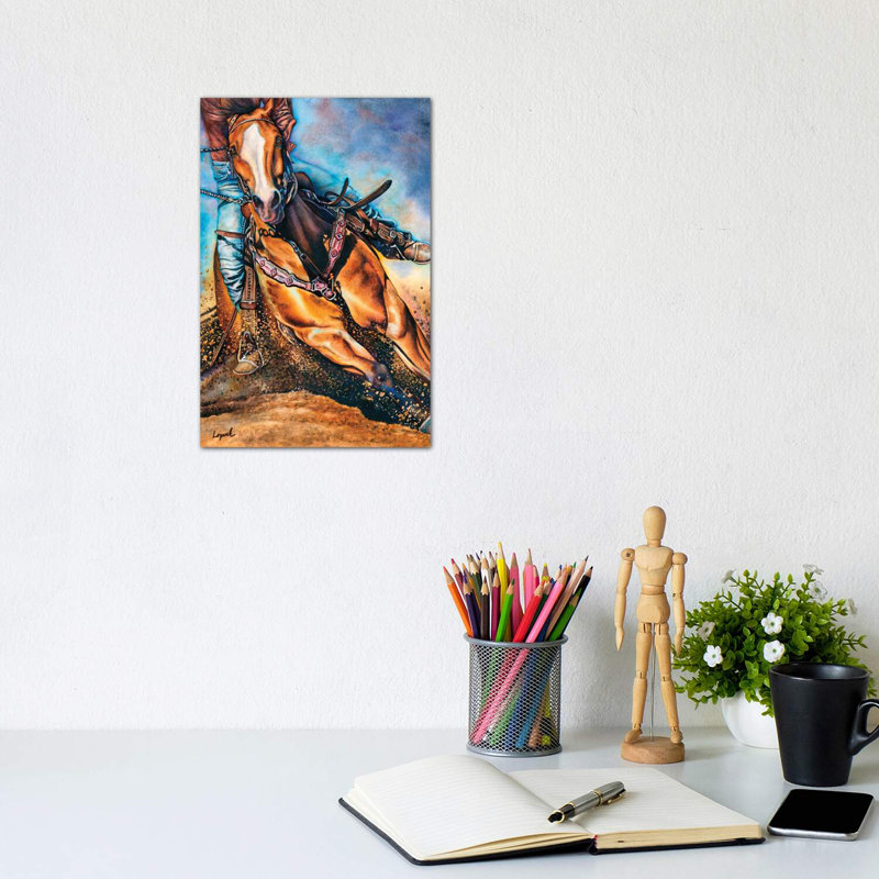 Get Dun by Lisa Lopuck - Wrapped Canvas Painting, 20.32 cm H x 30.48 cm W