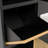 61" W Black/Brown Galvanized Steel Parcel Box with Planter & Lockable Mailbox