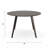 Ferdy Round Solid Wood Base Dining Table-185809726