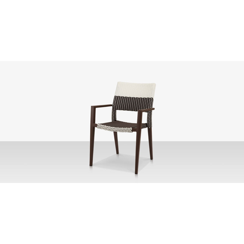 Chloe Outdoor Dining Armchair, Espresso
