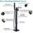 Floor Mounted with Handheld Shower  Waterfall Tub Faucet Floor Mount Bathroom Tub Filler Mixer Tap-99928268