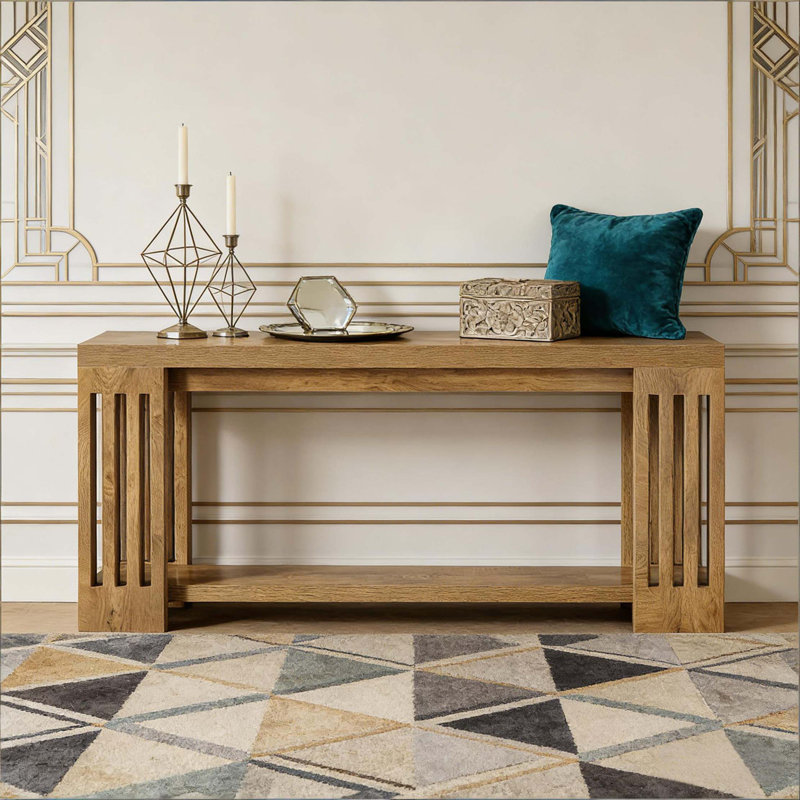 Couch Table,Console Table,End Table, Light Brown