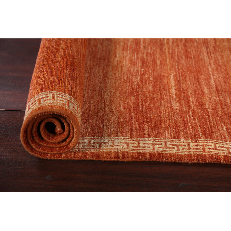 Tapis de couloir oriental en laine Karm Gabash Kashkoli noué à la main 3 x 9