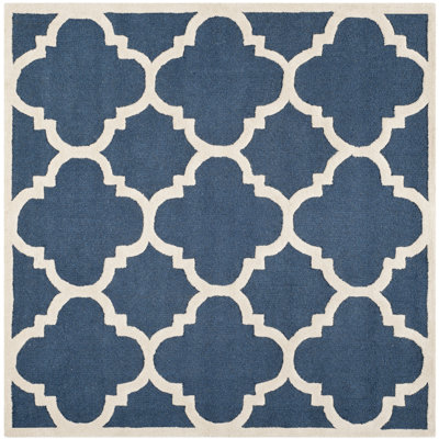 Cannen Hand Tufted Wool Geometric Rug