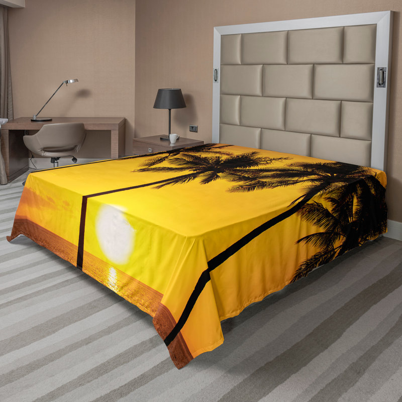 Drap Ambesonne, Drap plat très grand californien