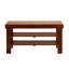 Quality Solid Wood Shoe Bench, Cherry Finish