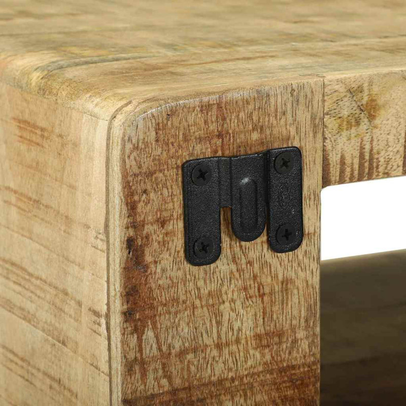 Unfinished TV Stand, Brown, 36cm H x 80cm L x 32cm W