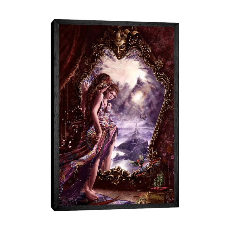 Hopeless Reflections by Melanie Delon - Print on Canvas, 152.5 cm H x 101.5 cm W, Black Framed