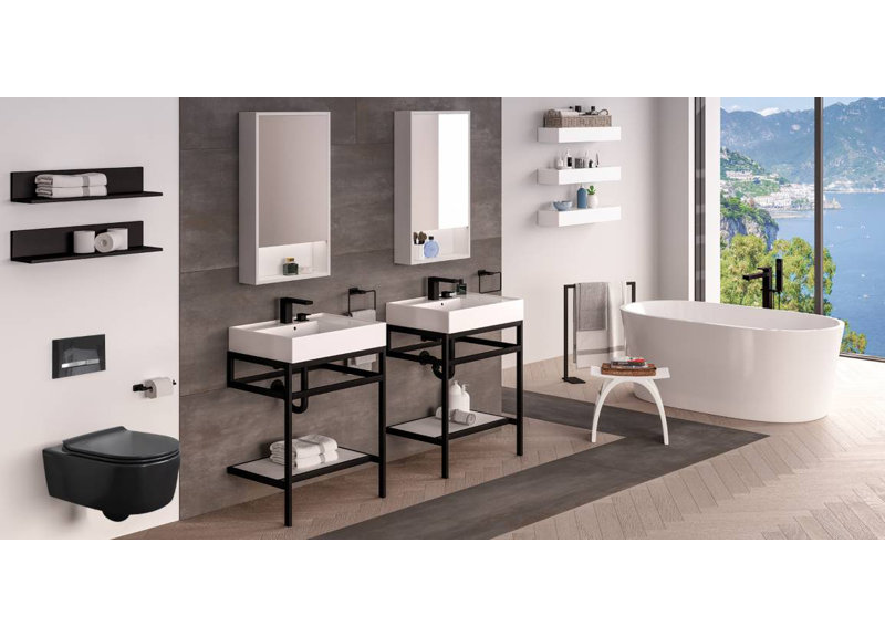 Ovale Accent Stool, Gloss White
