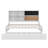 Charming Twin-Sized Daybed With Integrated Shelves, Chalkboard Design, And Pull-Out Trundle Bed