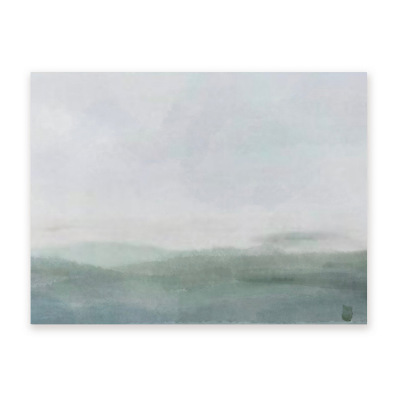 Coastal Retreat Cerulean Serenity, 36" H x 48" W x 1.5" D, Wrapped Canvas, Does Not Apply