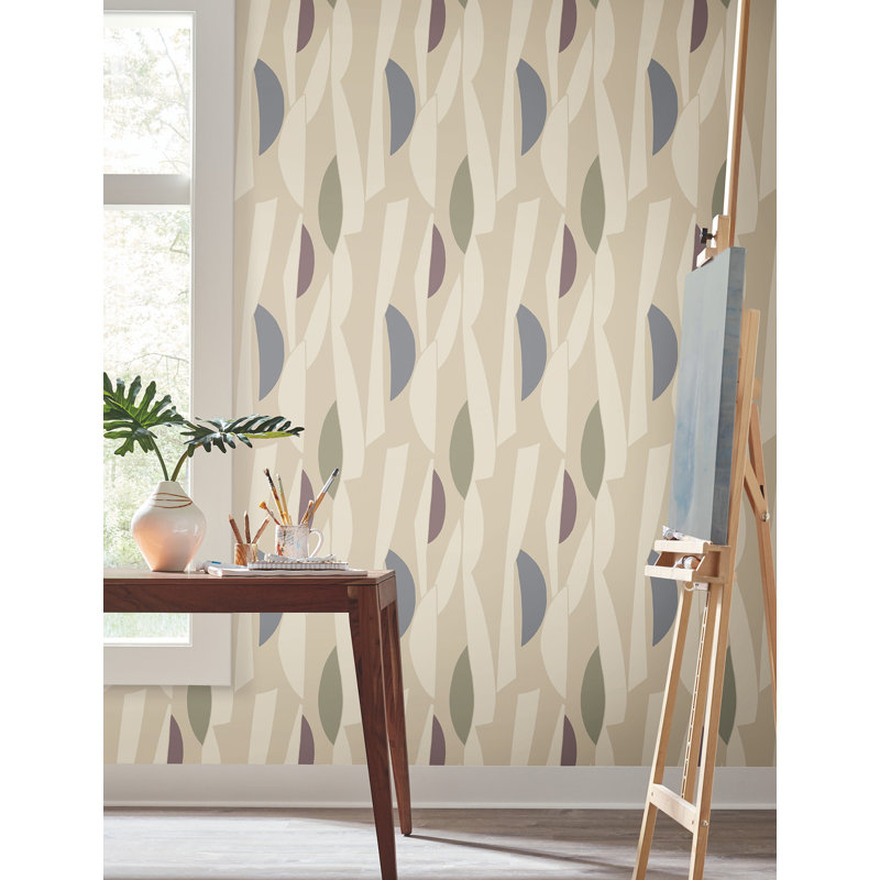 Balance Jewel Wallpaper, Beige