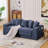 [NEW ARRIVED] [VIDEO PROVIDED]82.25" Convertible Sofa Bed-1142438725