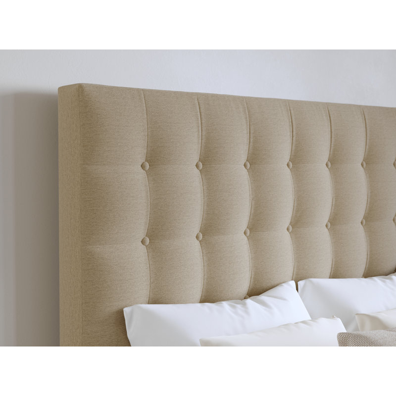 Tête de lit tapissier Salm, Grand, Beige