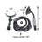 Handheld Telephone Shower Head Set With 58in Flex Hose Chrome