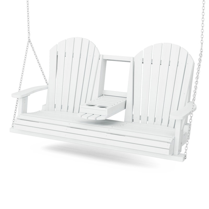 Balancelle 5 pi avec console Heritage, Blanc