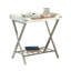 Table d'appoint, finition brune