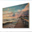 Jetée sereine Horizon II, reproduction sur bois naturel-976689224