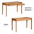 Stills 48" Solid Wood 2-Drawer Writing Desk-354895914