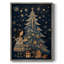 «Christmas Holiday Art» DCXLVI, reproduction d'art encadrée - bois massif-862560305