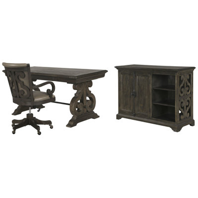 Writing Desk With Chair And Printer Stand