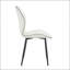 Chaise de salle à manger blanche en polyuréthane - ensemble de 4-704315839
