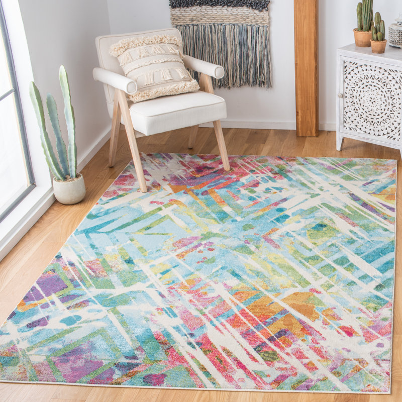 Lillian Abstract Area Rug, Rectangle 160 x 231 cm