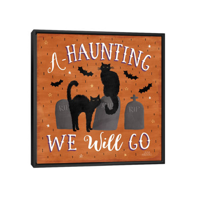 « hanté halloween v », reproduction sur toile