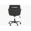 Chaise de bureau en similicuir noir-282148406