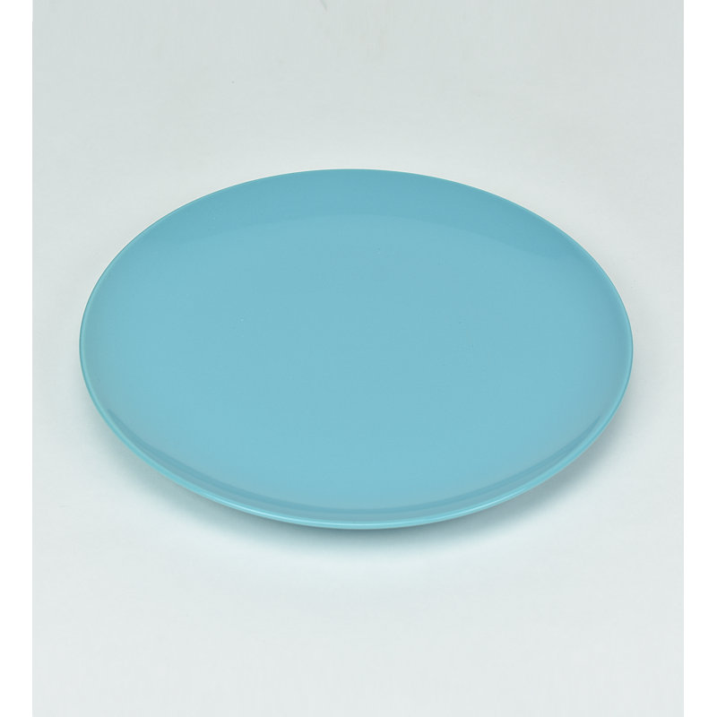 Assiette plate Nautilus 10,25 po, Turquoise