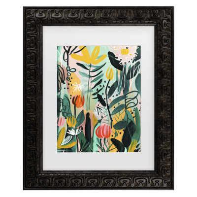 Bolog Treechild   Field Flowers Matted Framed Art