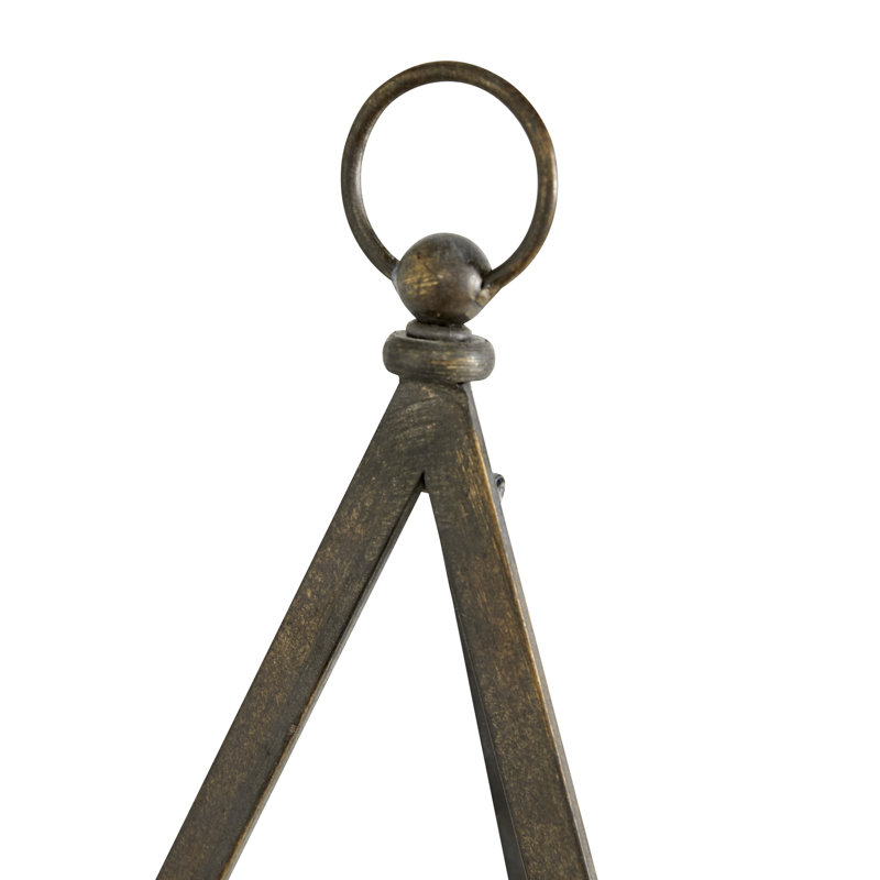 Charloette Metal Display Bronze Easel with Foldable Stand