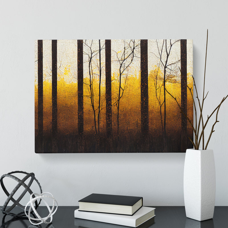 Popular Spring Forest - Wrapped Canvas, 35cm H x 50cm W x 3cm D