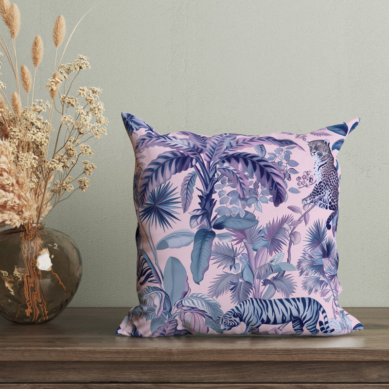 Housse de coussin Kiara Jungle, H 20 po x l 20 po