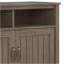 Lev - Armoire de rangement moyenne - Brun fumé
