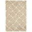 Layers Ochre Hand Hooked Wool Rug-1152066650