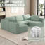 Canapé-lit modulaire dans .Chaise et inclus. Mousse à mémoire de forme et ressort. Aucune installation. Des moments sophistiqués modulaires avec. Canapé compressé chic et confortable. Installation facile, entretien-1149466250-1149466251